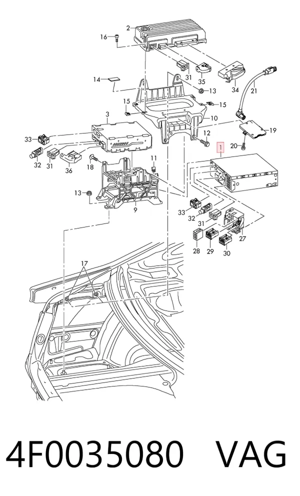Radio Audi A6 C6