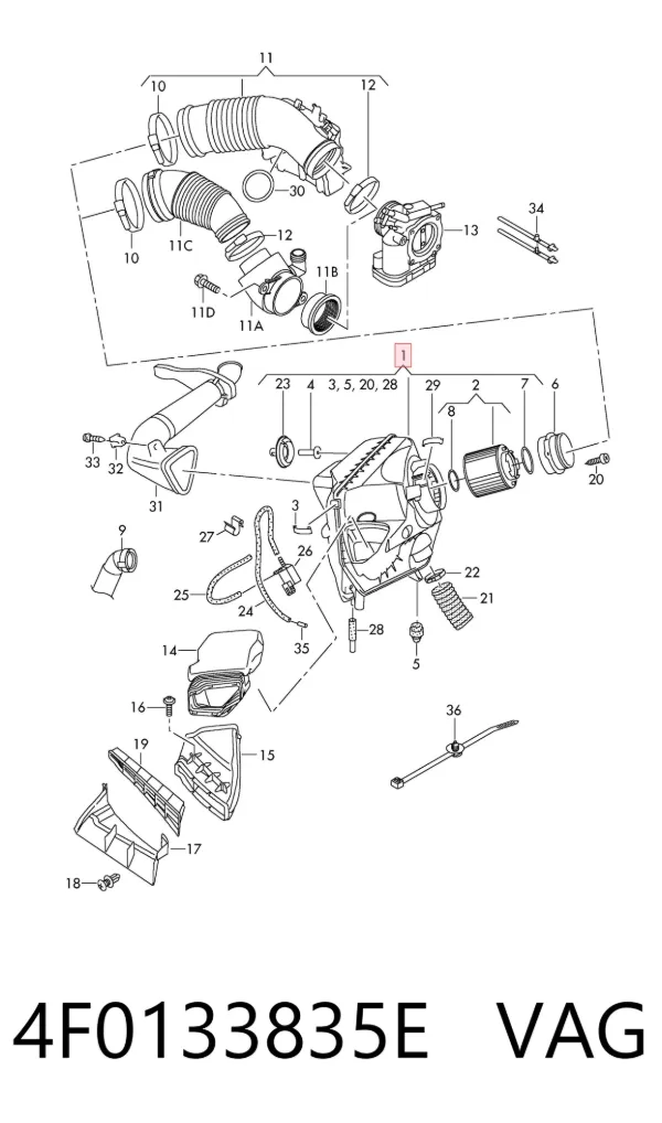  4F0133835E VAG