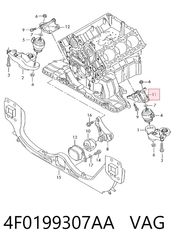  4F0199307AA VAG