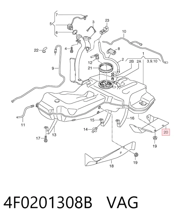  4F0201308B VAG