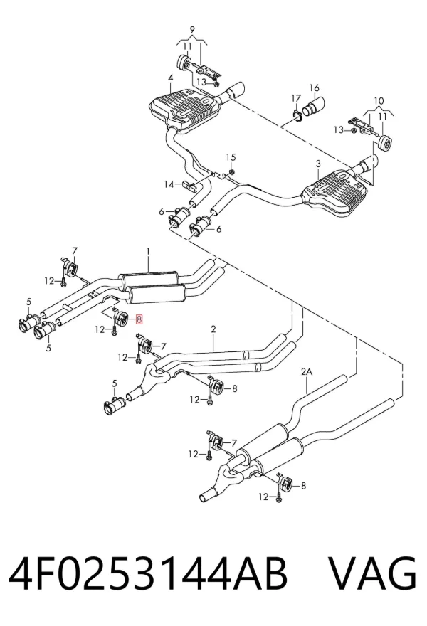  4F0253144AB VAG