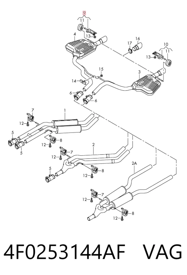  4F0253144AF VAG