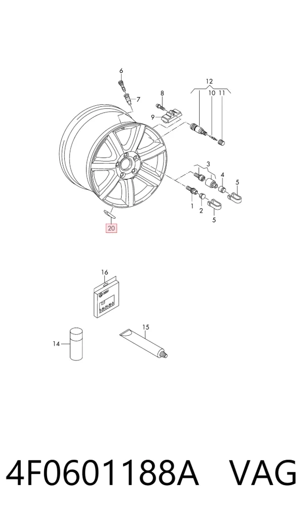  4F0601188A VAG