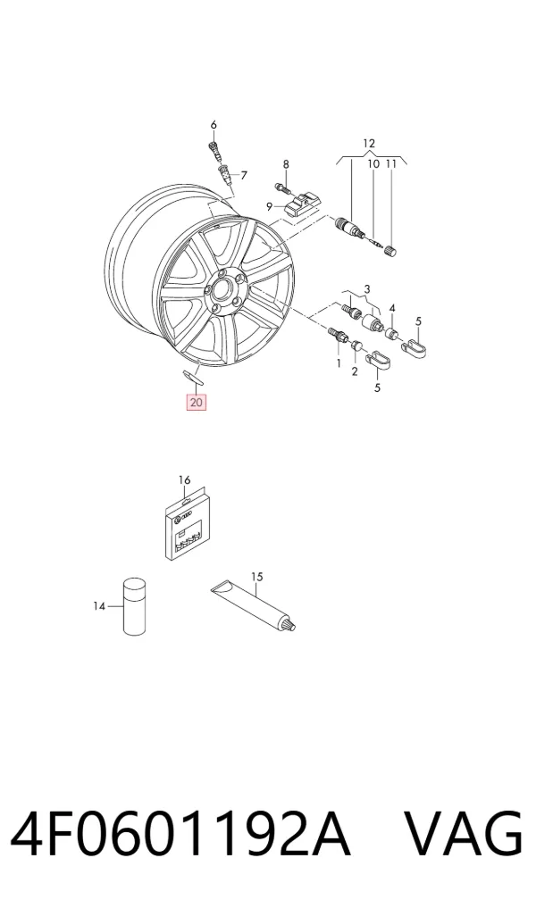  4F0601192A VAG