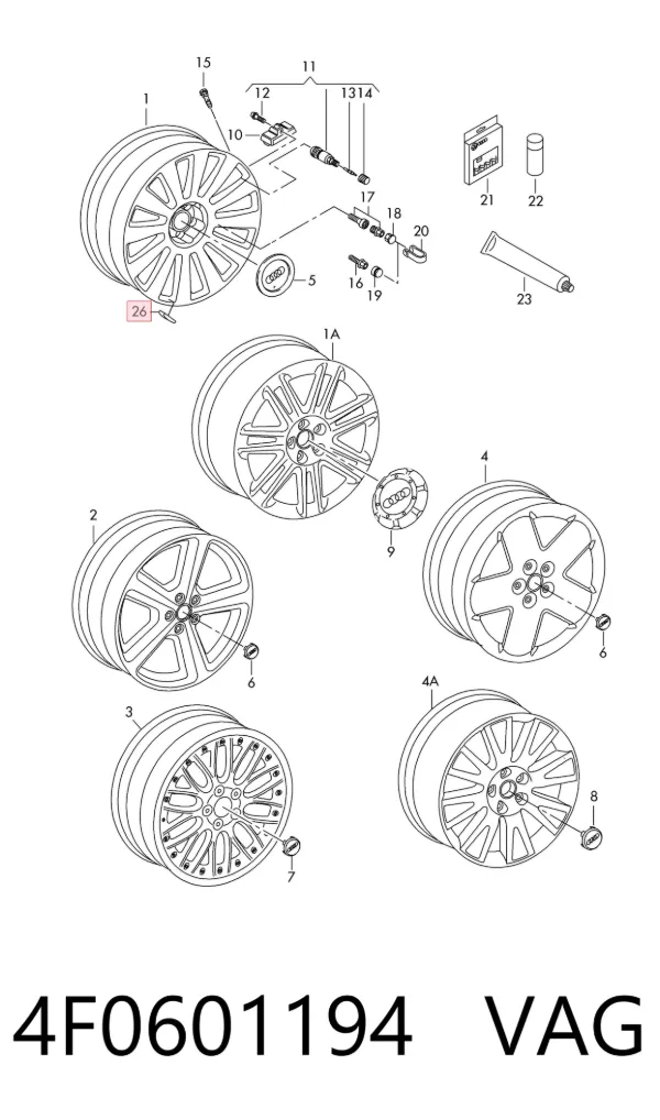  4F0601194 VAG
