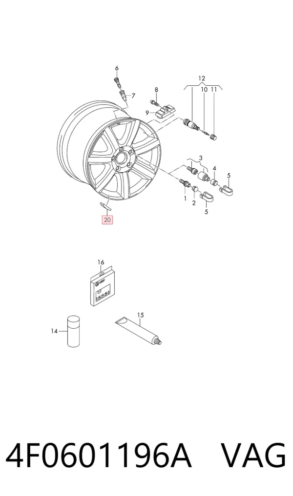  4F0601196A VAG
