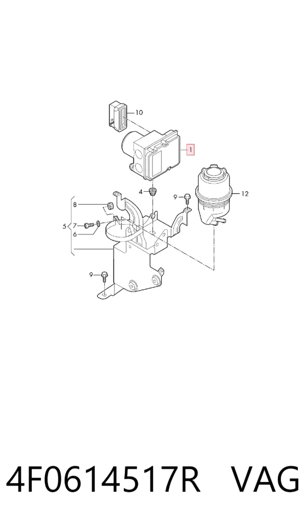 Módulo ABS 4F0614517R VAG