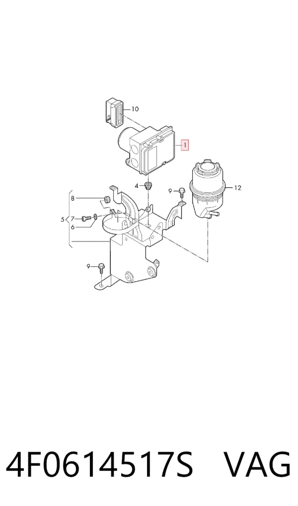Módulo ABS 4F0614517S VAG