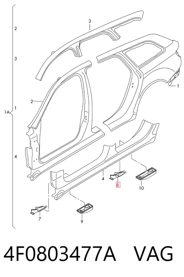  4F0803477A VAG