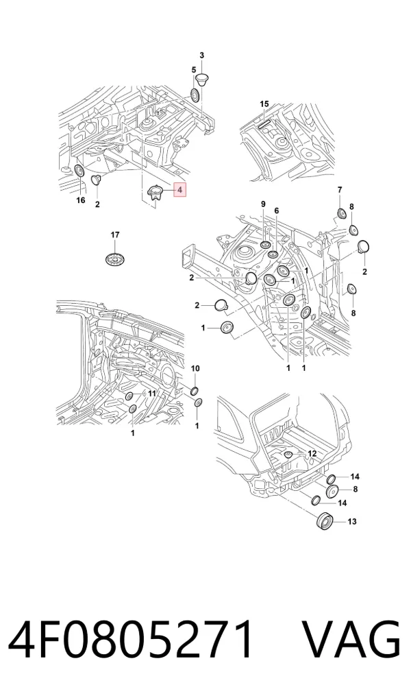  4F0805271 VAG