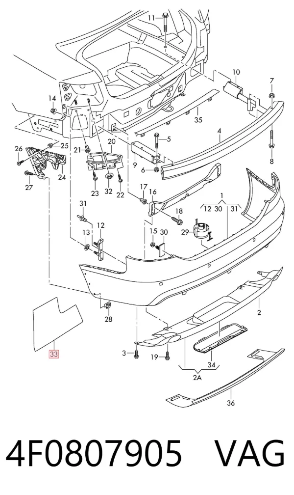  4F0807905 VAG