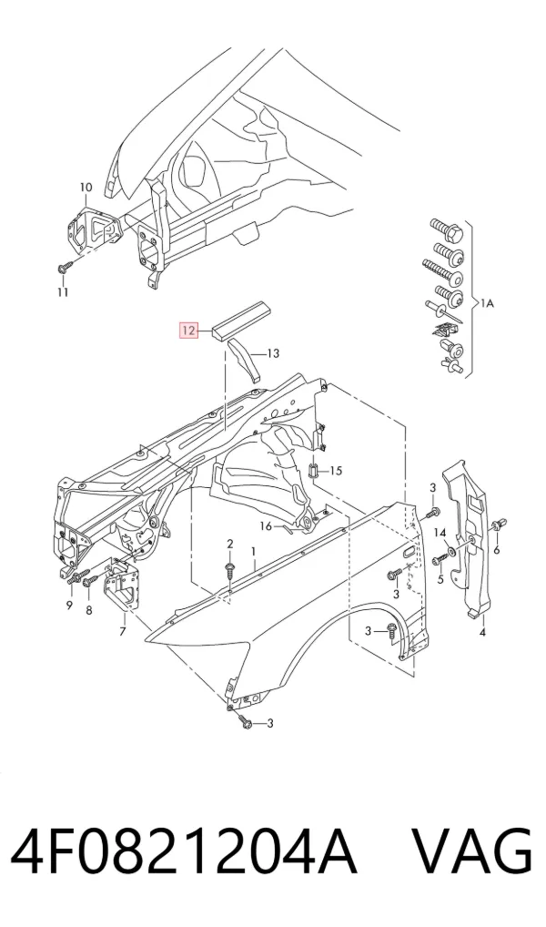  4F0821204A VAG