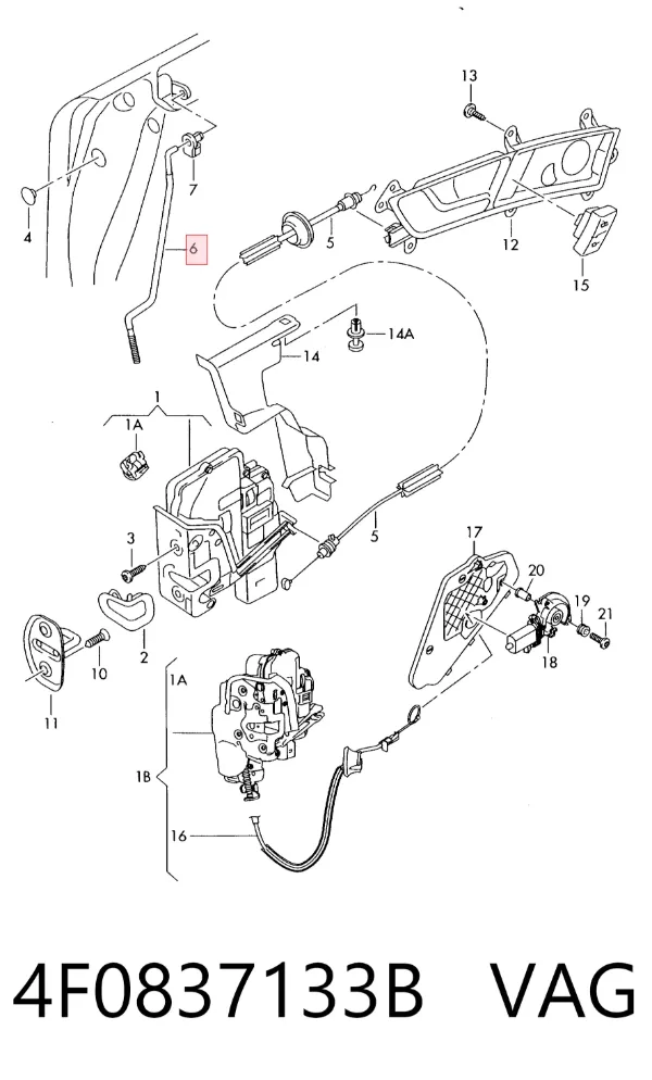  4F0837133B VAG