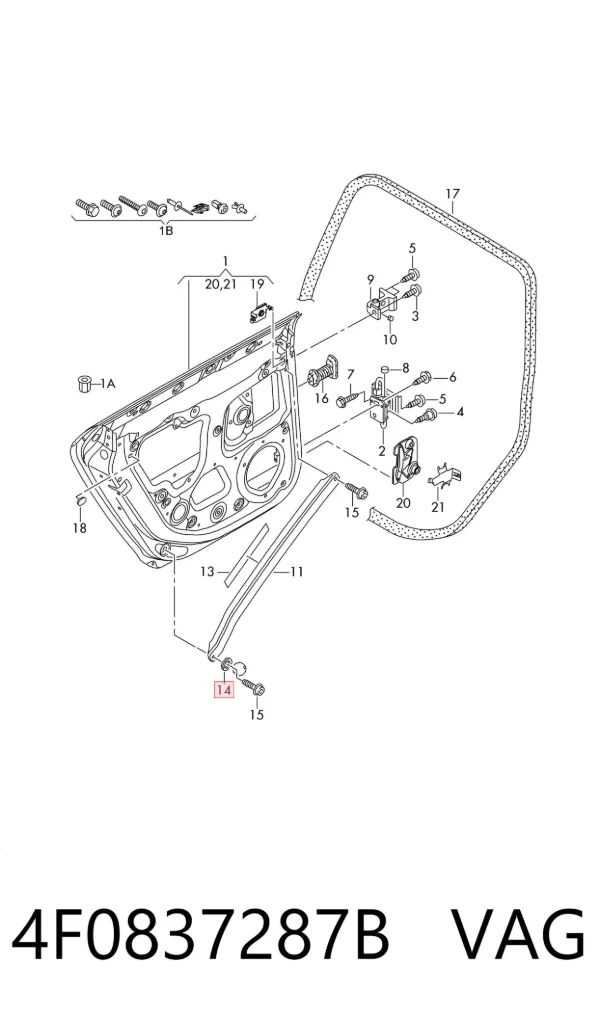  4F0837287B VAG