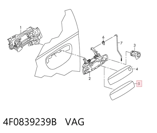  4F0839239B VAG