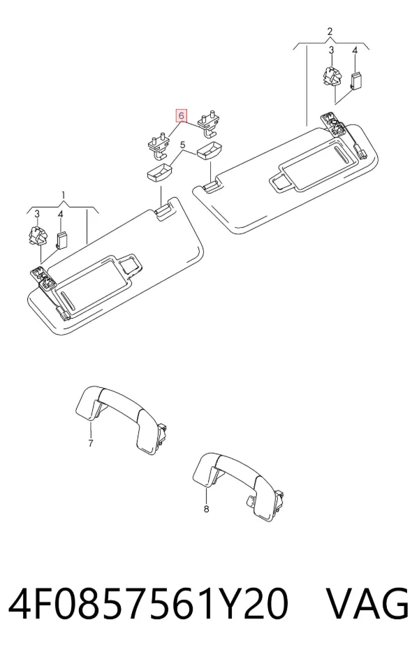  4F0857561Y20 VAG