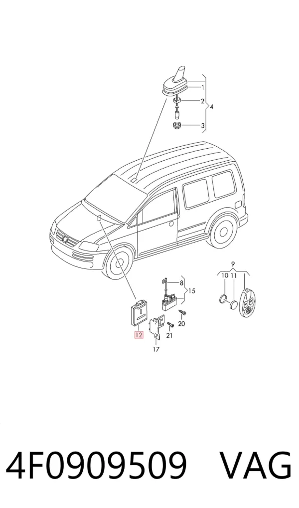  4F0909509 VAG