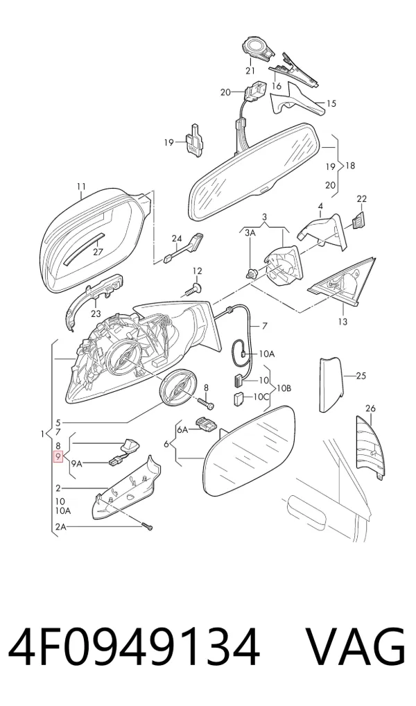  4F0949134 VAG