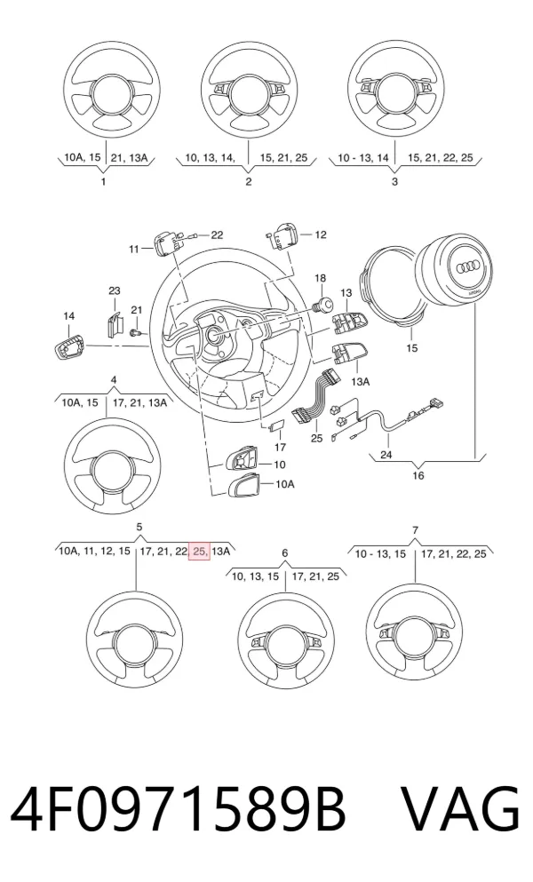  4F0971589B VAG