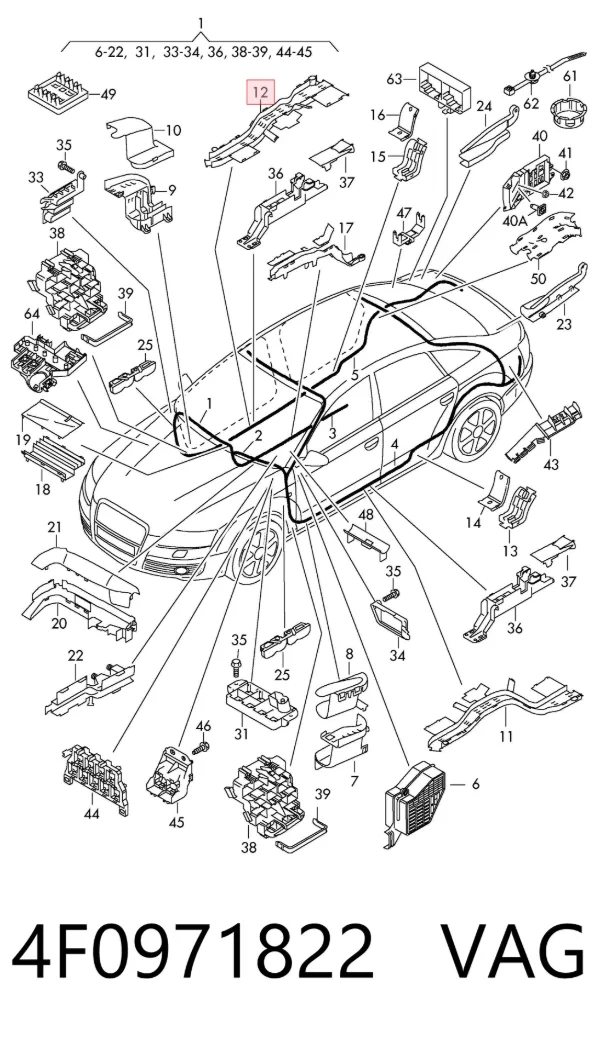  4F0971822 VAG