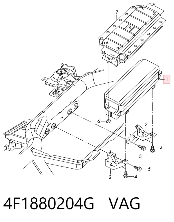 Airbag lateral 4F1880204G VAG