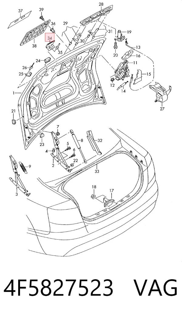  4F5827523 VAG