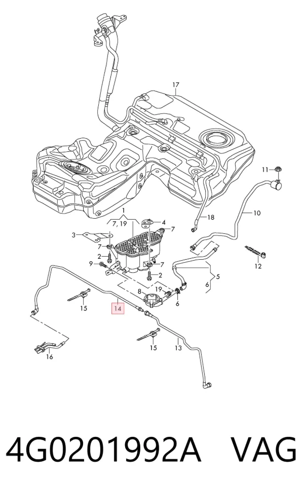 4G0201992A VAG