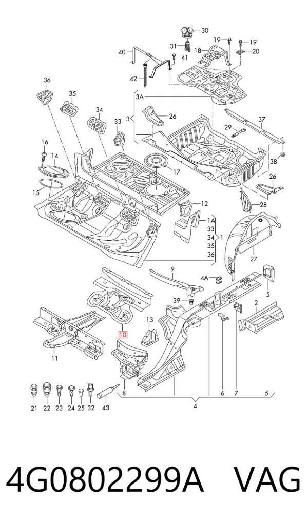  4G0802299A VAG