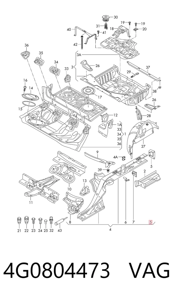  4G0804473 VAG