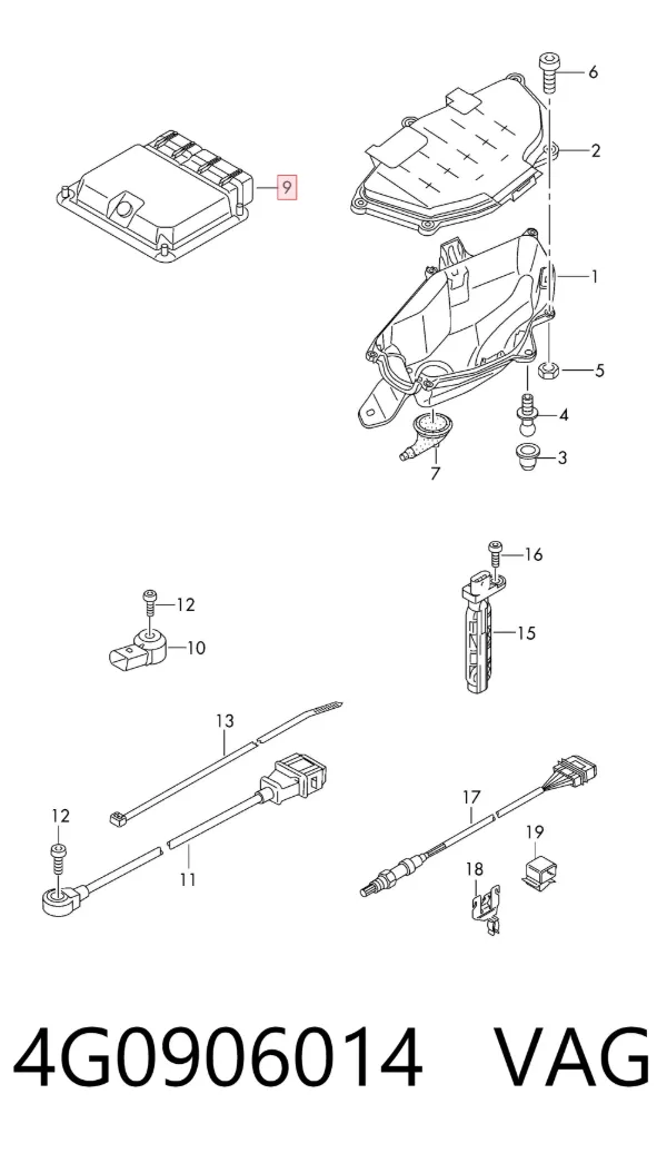ECU 4G0906014 VAG