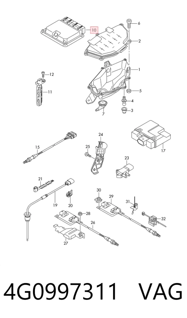ECU 4G0997311 VAG