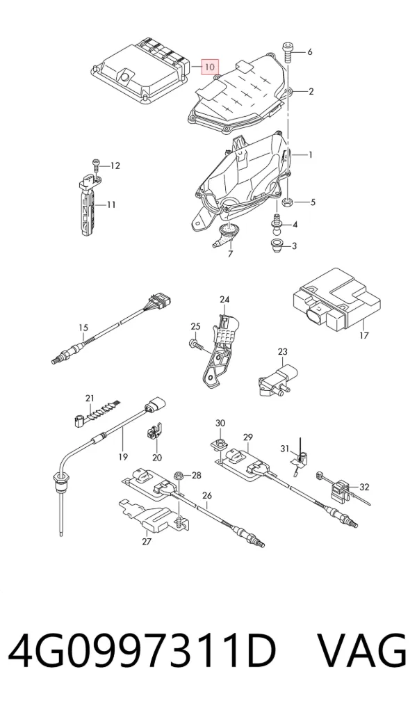 ECU 4G0997311D VAG