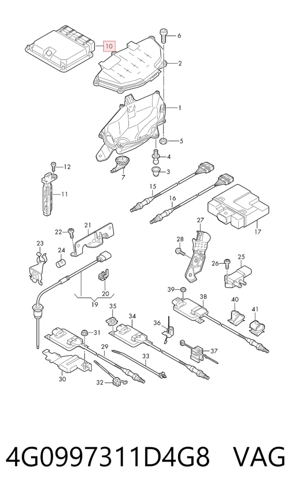 ECU 4G0997311D4G8 VAG
