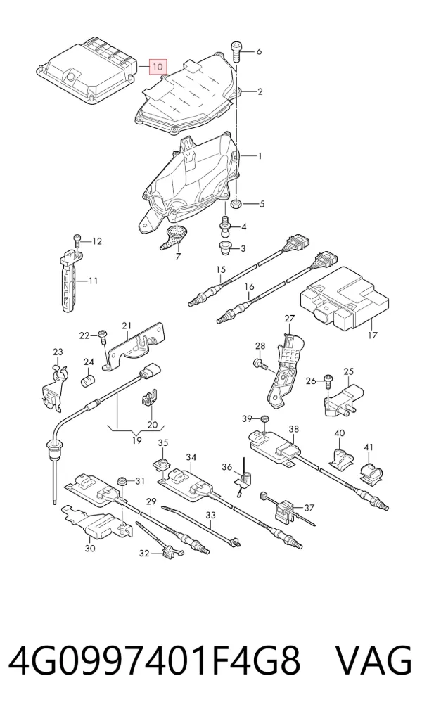 ECU 4G0997401F4G8 VAG