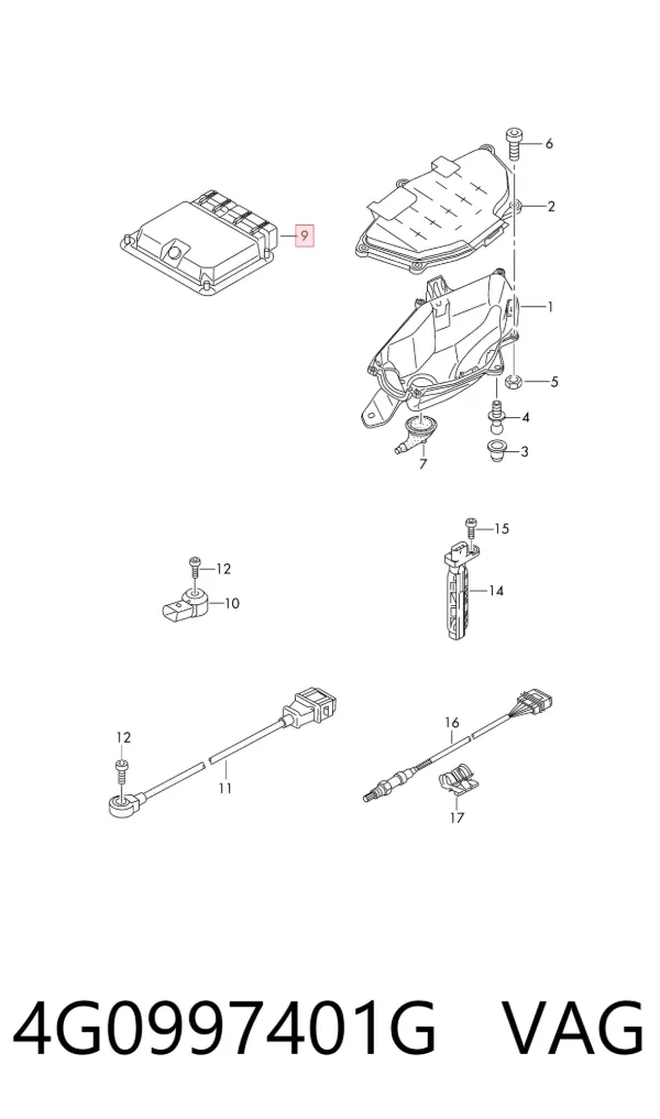 ECU 4G0997401G VAG