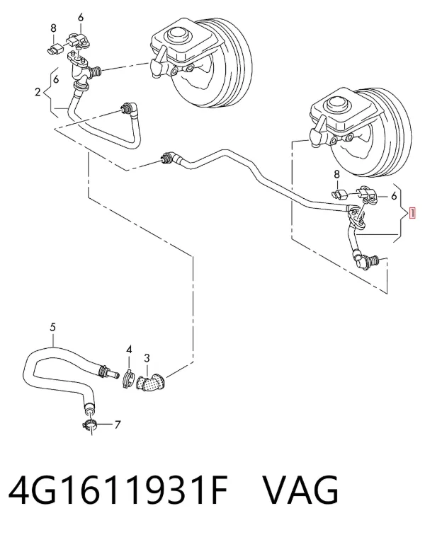  4G1611931F VAG