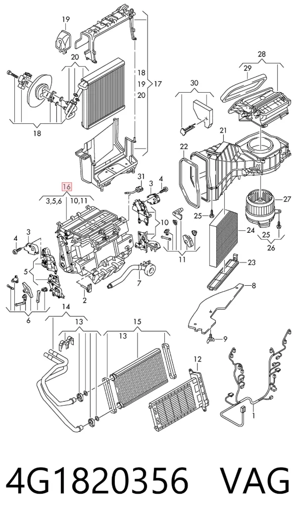  4G1820356 VAG