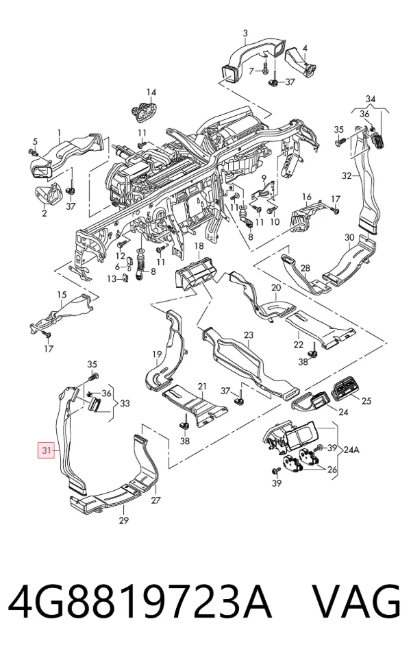  4G8819723A VAG