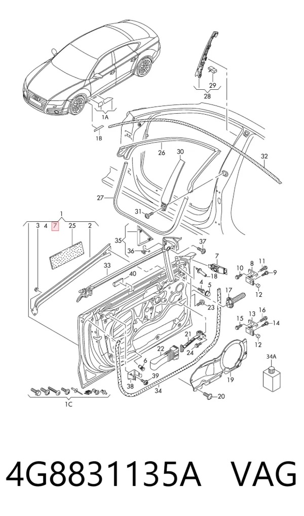 4G8831135A VAG