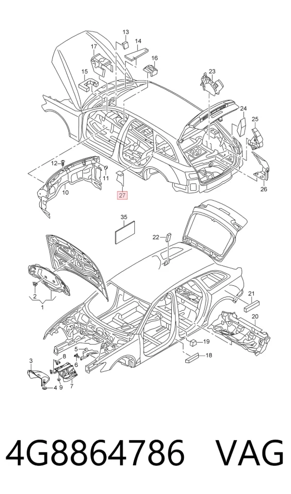  4G8864786 VAG