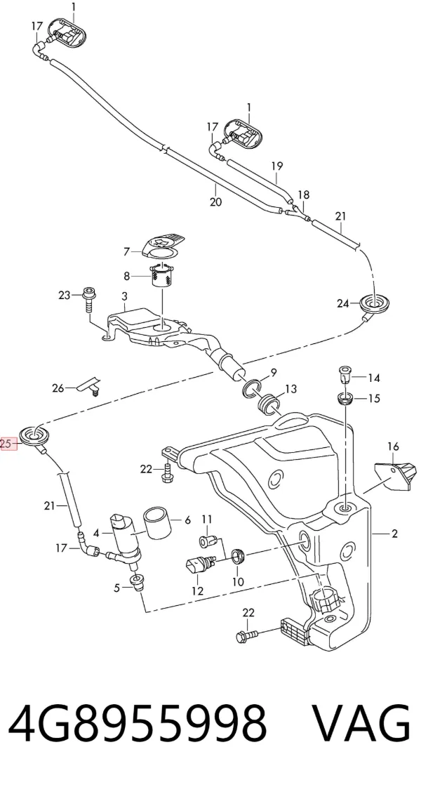  4G8955998 VAG
