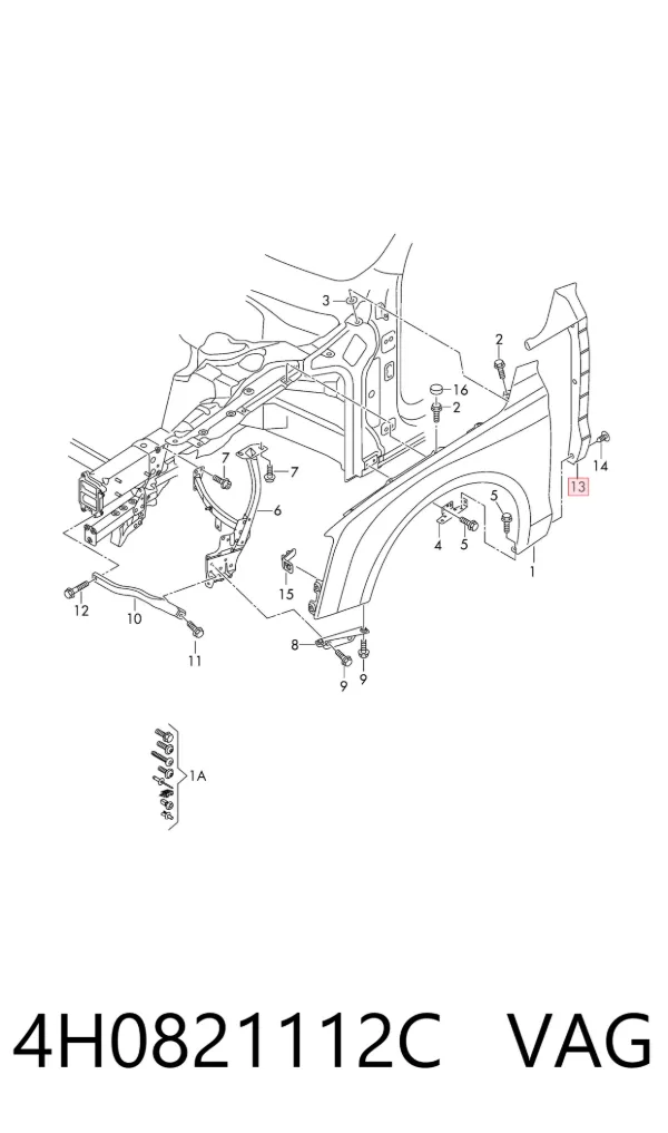  4H0821112C VAG