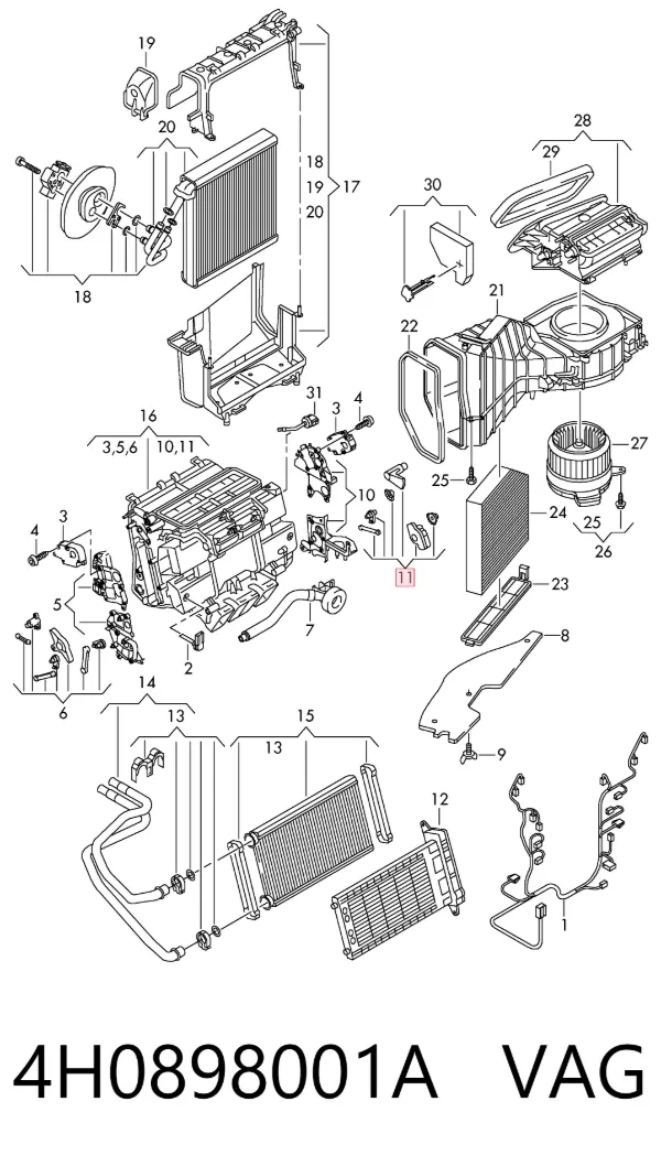  4H0898001A VAG