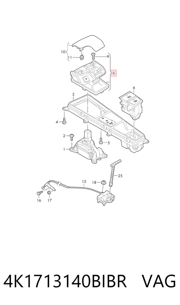 Pomo 4K1713140BIBR VAG