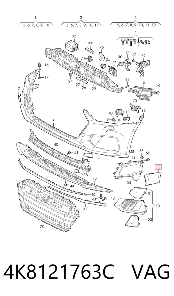  4K8121763C VAG
