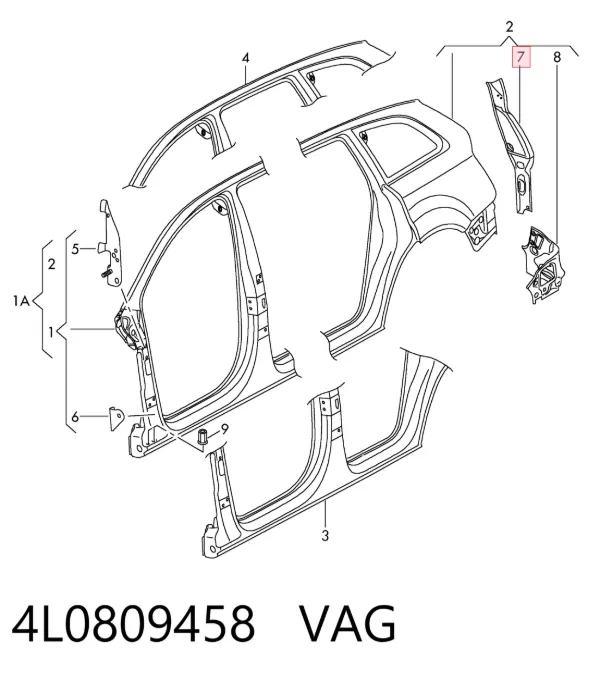  4L0809458 VAG