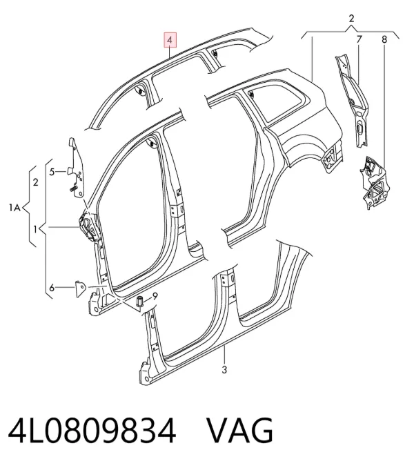  4L0809834 VAG