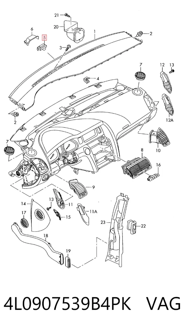  4L0907539B4PK VAG