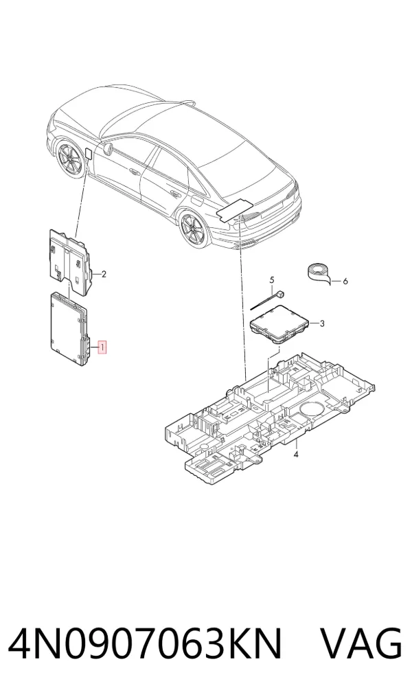 Módulo de adquisición de señales SAM 4N0907063KN VAG