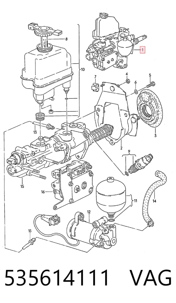 Módulo ABS Volkswagen Jetta II